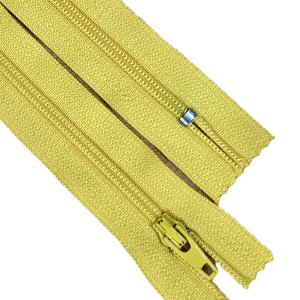 85603 Plastic Closed end zippers  For Sewing 50cm//1Pcs/   Yellow Color,   ,Material ,, (12 8) ()