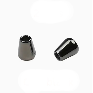 85627 Metal Leather Shoe lace ending   13X10mm/2Pcs//Ø5mm   Platinum color,   ,Material ,, (10 0) ()