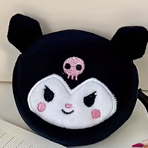 85628 Keychain Purse ‘, Kuromi’ For Decoration 90mm//1Pcs/   Black Color,   ,Material ,, (2 0) ()