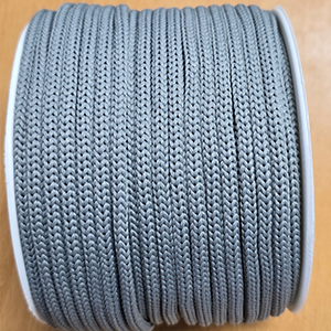 85633 Textile Laces  For Shoes/Trousers 4mm//1Meters/   Grey Color, Cotton  ,Material ,Kneeting Accessories, (50 50) ()