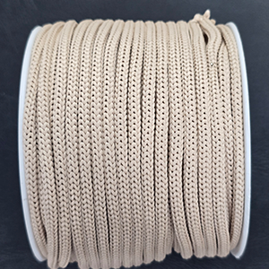 85634 Textile Laces  For Shoes/Trousers 4mm//1Meters/   Beige Color, Cotton  ,Material ,Kneeting Accessories, (50 50) ()