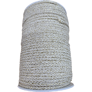 85639 Textile Laces  For Shoes/Trousers 4mm//1Meters/   Beige/Golden Color, Cotton  ,Material ,Kneeting Accessories, (100 100) ()