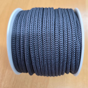 85641 Textile Laces  For Shoes/Trousers 4mm//1Meters/   Dark Grey Color, Cotton  ,Material ,Kneeting Accessories, (50 50) ()