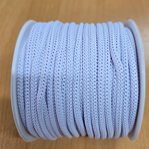 85642 Textile Laces  For Shoes/Trousers 4mm//1Meters/   White Color, Cotton  ,Material ,Kneeting Accessories, (50 50) ()