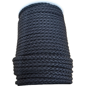 85648 Textile Laces  For Shoes/Trousers 7mm//1Meters/   Black Color, Cotton  ,Material ,Kneeting Accessories, (50 0) ()