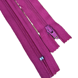 85659 PLASTIC CLOSED END COIL  ZIPPERS  FOR SEWING 60cm//1Pcs/   817-FOUCHSIA,   ,Material ,, (10 0) ()