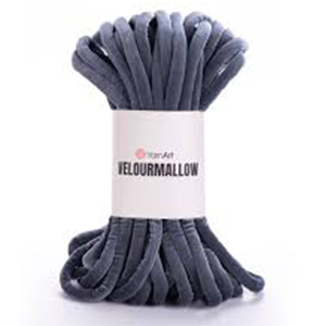 85667 YARNART VELOURMALLOW  FOR HANDBAGS 750gr/30Meters/  (YARNART) 7110-GREY,   ,Material ,, (3 0) ()