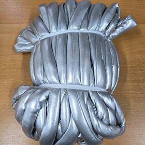 85725 LAMA PU MELLOW YARN  FOR HANDBAGS 550GR/26METERS/   SILVER COLOR,   ,MATERIAL ,, (2 0) ()