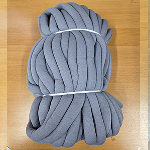 85736 THICK SIZE LAMA MELLOW  FOR HANDBAGS 1kg/40Meters/   GREY COLOR, Cotton  ,Material ,, (3 3) ()