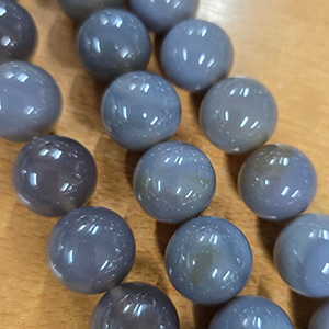 85788 ΦΥΣΙΚΟΣ ΑΧΑΤΗΣ ΣΤΡΟΓΓΥΛΟ ΜΠΙΛΙΑ ΓΙΑ ΚΟΣΜΗΜΑ 20mm//20Τεμ. ΓΚΡΙΖΟ ΧΡΩΜΑ, ,ΣΥΝΘΕΣΗ ΗΜΙΠΟΛΥΤΙΜΟΙ ΛΙΘΟΙ,ΧΑΝΤΡΑ (2 2) (0gr) ()