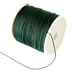 85809 Macrame Cord  FOR JEWELLERY 0.8mm/91Meters/   FOREST GREEN COLOR, Nylon Thread  ,Material ,, (3 2) ()