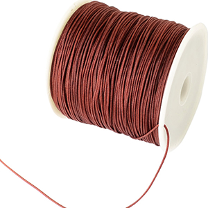 85812 Macrame Cord  FOR JEWELLERY 0.8mm/91Meters/   BROWN COLOR, Nylon Thread  ,Material ,, (3 2) ()