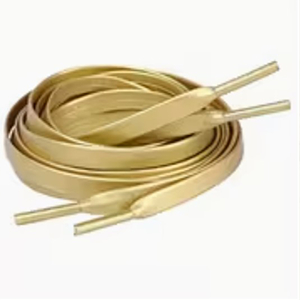 85815 ΚΟΡΔΟΝΙΑ ΜΕ ΚΑΨΟΥΛΙ  ΓΙΑ ΠΑΠΟΥΤΣΙΑ/ΡΟΥΧΑ 137cm//1Ζευγ.   ΧΡΥΣΟ ΧΡΩΜΑ,ΠΛΑΚΕ ΔΕΡΜΑΤΙΝΑ  ,ΣΥΝΘΕΣΗ ,ΕΙΔΗ ΡΑΠΤΙΚΗΣ, (1 0) (0gr) ()