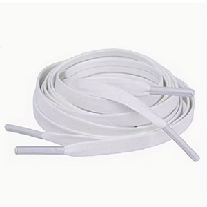 85816 SHOE/TROUSER LACES  FOR SHOES/Trousers 137cm//1Pair/   WHITE COLOR,FLAT LEATHER  ,Material , (1 0) ()