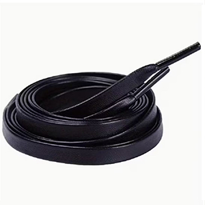 85818 SHOE/TROUSER LACES  FOR SHOES/Trousers 137cm//1Pair/   BLACK COLOR,FLAT LEATHER  ,Material , (1 0) ()