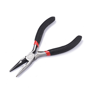 85853 FLAT HEAD PLIERS  FOR JEWELLERY 12cm//1Pcs/   BLACK COLOR, Flat Head Pins  ,Material Carbon steel,, (30 0) ()
