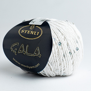 85920 STENLI YARN GALA  FOR SEWING 50gr/110Meters/  (STENLI YARN) 0131-WHITE,   ,Material ,, (18 6) ()