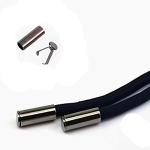 85951 SHOELACE ENDINGS FOR SHOES 18X7mm/2Pcs//Ø5.5mm BLACK NICKEL COLOR, ,Material ,, (15 0) ()