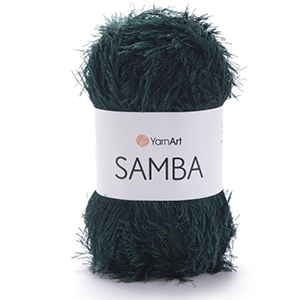 85964 YARNART SAMBA  FOR HANDBAGS 100gr/150Meters/   590-FOREST GREEN, Polyester  ,Material ,, (12 5) ()