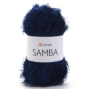 85965 YARNART SAMBA  FOR HANDBAGS 100gr/150Meters/   03-NAVY BLUE, Polyester  ,Material ,, (7 5) ()