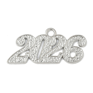 86088 ΜΕΤΑΛΛΙΚΑ ΓΟΥΡΙΑ ‘, 2026’ ΓΙΑ ΓΟΥΡΙΑ 17X37mm/5Τεμ.   ΜΕΤΑΛΛΙΚΟ ΧΡΩΜΑ, ΜΕ ΧΡΩΜΑ/ENAMEL  ,ΣΥΝΘΕΣΗ ,ΚΡΕΜΑΣΤΑ (40 0) (0gr) ()