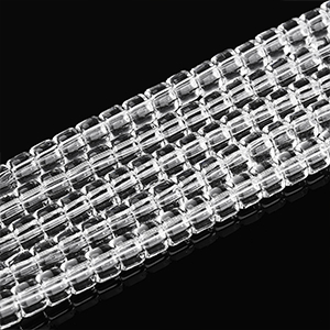 86097  ΚΥΛΙΝΔΡΙΚΕΣ ΓΥΑΛΙΝΕΣ ΧΑΝΤΡΕΣ  ΓΙΑ ΚΟΣΜΗΜΑ 4X4mm/~102Τεμ.   ΔΙΑΦΑΝΟ ΧΡΩΜΑ,   ,ΣΥΝΘΕΣΗ ΓΥΑΛΙ,ΧΑΝΤΡΑ (33 14) (0gr) ()