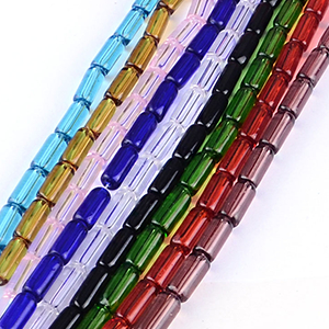 86100  ΚΥΛΙΝΔΡΙΚΕΣ ΓΥΑΛΙΝΕΣ ΧΑΝΤΡΕΣ  ΓΙΑ ΚΟΣΜΗΜΑ 10X4mm/~32Τεμ.   ΠΟΛΥΧΡΩΜΑ,   ,ΣΥΝΘΕΣΗ ΓΥΑΛΙ,ΧΑΝΤΡΑ (17 13) (0gr) ()