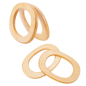 86163 WOODEN HANDLES OVAL SHAPE  FOR HANDBAGS 170X120mm/1Pair/   Natural COLOR,   ,Material ,, (4 2) ()