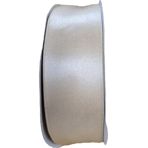 86193 SATIN RIBON  FOR DECORATION 38MM/50METERS/   IVORY COLOR, DOUBLE FACE  ,MATERIAL ,, (6 0) ()