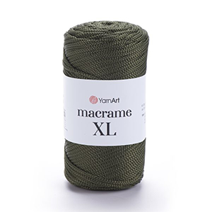 86203 YARNART MACRAME XL  FOR HANDBAGS 250gr/130gr/   164-GREEN, Polyester  ,Material Polyester,, (8 4) ()