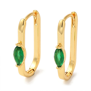 86227 Micropave Stainless Steel earring hooks  FOR JEWELLERY 22X13mm/1Pair/  (18K) GOLD PLATED,   ,Material ,, (10 0) ()