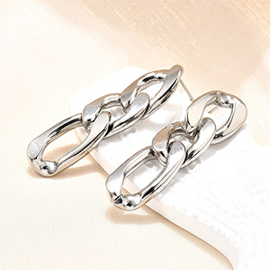 86282 STAINLESS STEEL EARRING STUDS  FOR JEWELLERY 40mm//1Pair/  (PVD) Steel COLOR,   ,Material Ανοξείδωτο Ατσάλι 304,, (10 0) ()