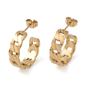 86283 ΑΤΣΑΛΙΝΑ ΣΚΟΥΛΑΡΙΚΙΑ ΒΙΔΑ  ΓΙΑ ΚΟΣΜΗΜΑ 40mm//1Ζευγ.   ΕΠΙΧΡΥΣΟ ΧΡΩΜΑ,   ,ΣΥΝΘΕΣΗ Ανοξείδωτο Ατσάλι 304, (12 0) (0gr) ()