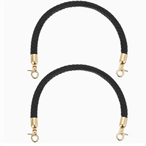 86304 ΔΕΡΜΑΤΙΝΑ ΧΕΡΟΥΛΙΑ  ΓΙΑ ΤΣΑΝΤΕΣ 30cm//1Ζευγ.   ΜΑΥΡΟ ΧΡΩΜΑ,   ,ΣΥΝΘΕΣΗ PU Leather, (5 2) (0gr) ()