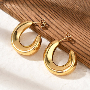 86313  ΑΤΣΑΛΙΝΑ ΣΚΟΥΛΑΡΙΚΙΑ ΒΙΔΕΣ ΚΑΡΦΑΚΙΑ  ΓΙΑ ΚΟΣΜΗΜΑ 32X10mm/1Ζευγ.   ΕΠΙΧΡΥΣΟ ΧΡΩΜΑ,   ,ΣΥΝΘΕΣΗ ΑΝΟΞΕΙΔΩΤΟ ΑΤΣΑΛΙ 304, (12 0) (0gr) ()