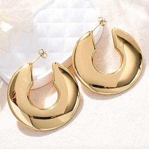 86319 ΑΤΣΑΛΙΝΑ ΣΚΟΥΛΑΡΙΚΙΑ ΒΙΔΑ/ΚΑΡΦΑΚΙΑ ΜΕ ΖΙΡΓΚΟΝ  ΓΙΑ ΚΟΣΜΗΜΑ 40X5.5mm/1ΖΕΥΓ.  (18K) ΕΠΙΧΡΥΣΟ ΧΡΩΜΑ,   ,ΣΥΝΘΕΣΗ ΑΝΟΞΕΙΔΩΤΟ ΑΤΣΑΛΙ 304, (7 0) (0gr) ()