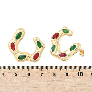 86323 ΑΤΣΑΛΙΝΑ ΣΚΟΥΛΑΡΙΚΙΑ ΒΙΔΑ ΜΕ ΖΙΡΓΚΟΝ ΓΙΑ ΚΟΣΜΗΜΑ 26X29mm/1Ζευγ. (IP) ΕΠΙΧΡΥΣΟ ΧΡΩΜΑ, ,ΣΥΝΘΕΣΗ Ανοξείδωτο Ατσάλι 304, (7 0) (0gr) ()