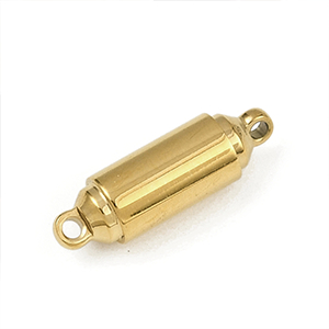 86333 STAINLESS STEEL MAGNETIC CLASPS  FOR JEWELLERY 17X5mm/1Pcs/   GOLD PLATED,   ,Material Ανοξείδωτο Ατσάλι 304,, (7 0) ()
