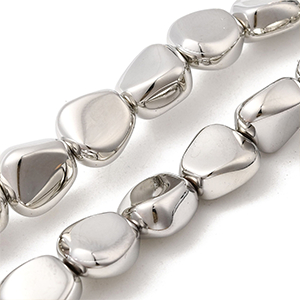 86388 ΓΥΑΛΙΝΕΣ ΧΑΝΤΡΕΣ  ΓΙΑ ΚΟΣΜΗΜΑ 11X10mm/Ø1mm/~36Τεμ.   ΜΕΤΑΛΛΙΚΟ ΧΡΩΜΑ,ELECTROPLATED   ,ΣΥΝΘΕΣΗ ΓΥΑΛΙ,ΧΑΝΤΡΑ (6 3) (0gr) ()