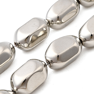 86394 ΓΥΑΛΙΝΕΣ ΧΑΝΤΡΕΣ  ΓΙΑ ΚΟΣΜΗΜΑ 20X11mm/Ø1mm/~21Τεμ.   ΜΕΤΑΛΛΙΚΟ ΧΡΩΜΑ,ELECTROPLATED   ,ΣΥΝΘΕΣΗ ΓΥΑΛΙ,ΧΑΝΤΡΑ (7 3) (0gr) ()