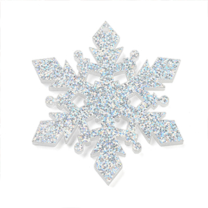 86424 CHRISTMAS ORNAMENTS FOR DECORATION 45X39cm/4Pcs/ WHITE COLOR, ,Material Ανοξείδωτο Ατσάλι 304,CHRISTMAS,CHARMS (25 0) ()