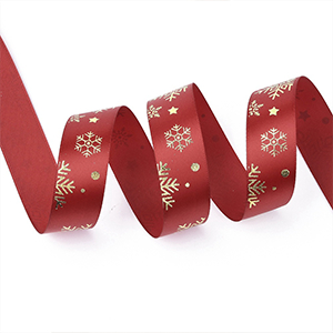 86462 SINGLE FACE SATIN RIBBON  FOR DECORATION 16mm//18Meters/   RED COLOR, WITH WISHES  ,Material ,CHRISTMAS, (5 0) ()