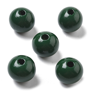 86477 WOODEN ROUND BEADS  FOR JEWELLERY 20X6mm/10Pcs//Ø5mm   GREEN COLOR,   ,Material ,,BEADS (100 0) ()
