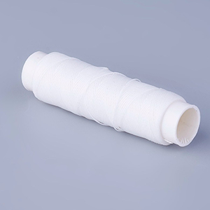 86499 WAXED CORD  FOR JEWELLERY 0,35mm/40Meters/   WHITE COLOR, Polyester  ,Material Polyester,, (10 0) ()