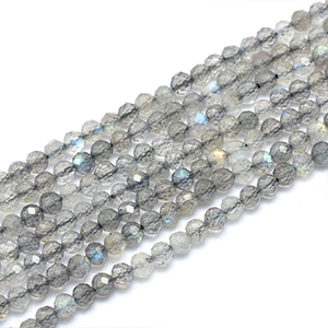 86521 NATURAL LABRADORITE ROUND FACETED BEADS  FOR JEWELLERY 4mm/88Pcs/   MULTICOLOR, FACETED  ,Material ,,BEADS (2 0) ()