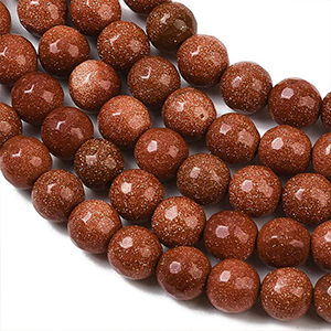 86538 Synthetic Goldstone Round Faceted Beads  FOR JEWELLERY 6mm/63Pcs/   BROWN COLOR, FACETED  ,Material ,,BEADS (10 0) ()
