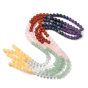 86573 NATURAL AGATE ROUND BEADS  FOR JEWELLERY 6mm/63Pcs//Ø1.2mm   MULTICOLOR,   ,Material SEMI PRECIOUS STONES,, (5 0) ()