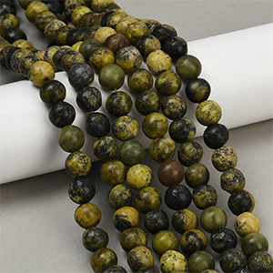 86580 NATURAL JASPER ROUND BEADS  FOR JEWELLERY 10mm/36Pcs//Ø1.2mm   MULTICOLOR,   ,Material SEMI PRECIOUS STONES,, (10 0) ()