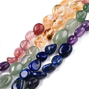 86583 NATURAL AGATE STONE BEADS  FOR JEWELLERY 8mm/53Pcs//Ø0.8mm   MULTICOLOR,   ,Material SEMI PRECIOUS STONES,, (2 0) ()