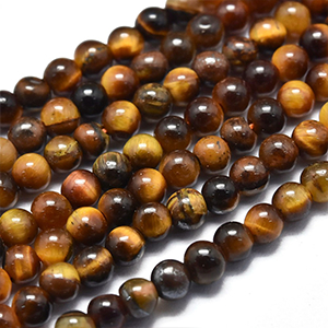 86603 Natural Round Tiger eye beads  FOR JEWELLERY 3mm/130Pcs/   BROWN COLOR,   ,Material SEMI PRECIOUS STONES,, (2 0) ()